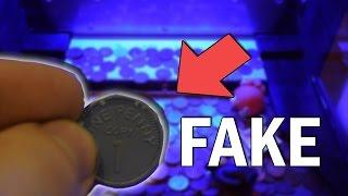 CAN YOU HACK A COIN PUSHER WITH FAKE COINS?