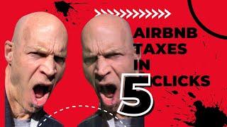 How to get your Airbnb host tax info in 5 minutes and 5 clicks. Easy and Fast for new Airbnb hosts