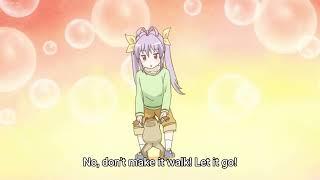 Renge makes the frog walk  Non Non Biyori Nonstop 4K