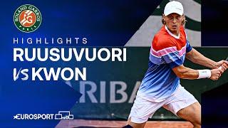 Emil Ruusuvuori vs Soonwoo Kwon  Round 1  French Open 2024 Highlights 