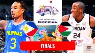 GO FOR GOLD JORDAN VS PHILIPPINES 19TH ASIAN GAMES MENS BASKETBALL HANGZHOU CHINA