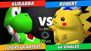 Supernova 2024 Losers Quarters - Kurabba Yoshi Vs. Robert Pikachu Smash 64 - SSB64