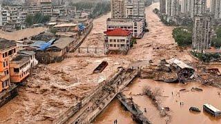 Chaos in China A horrible flash flood destroyed the city of Chongqing the whole world prayed