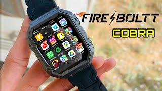 Fire️boltt Cobra Smartwatch Unboxing & Review..  THIS IS THE BEST SMART WATCH EVER..