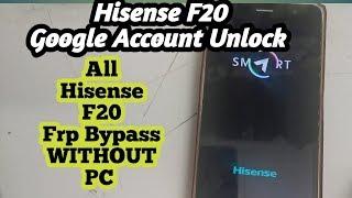 Hisense F20 bypass Google verification account or FRP lock on without pc with new Trick 2020