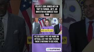 #nancypelosi denies that her son had any business dealings in #taiwan trip #shorts #china