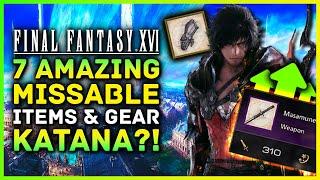 Final Fantasy 16 - 7 Incredible Missable Items You NEED To Find Dont Miss Out Final Fantasy XVI