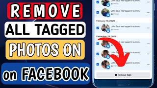 HOW TO REMOVE ALL TAG PHOTOS IN FACEBOOK AT ONCE REMOVE TAGGED PHOTOS ON FACEBOOK