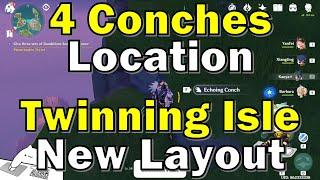 4 Conches In Twinning Isles New Layout Map