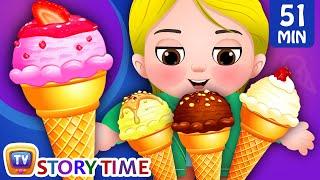 Greedy Little Cussly - Ice Cream and Many Bedtime Stories for Kids in English  ChuChuTV Storytime