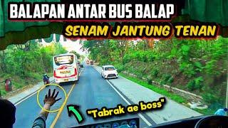 TABRAK  AKSI NGEBLONG YANG LAGI VIRAL    Video Aksi Balapan Gila Bus Jawatimuran