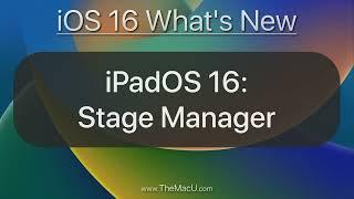 How to use Stage Manager on iPadOS 16