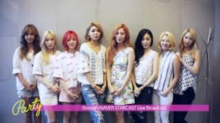 150704 스타캐스트 온에어 소녀시대 SNSD PARTY에 초대합니다