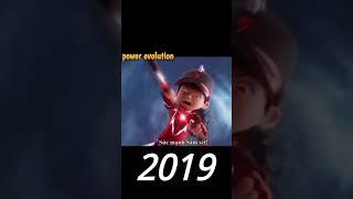 evolution of boboiboy  animonsta studio creation  power evolution #shorts #evolution #boboiboy