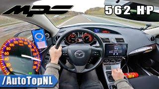 562HP Mazda 3 MPS *INSANE* on AUTOBAHN NO SPEED LIMIT by AutoTopNL