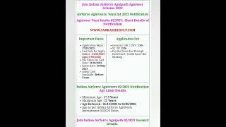 Airforce Agniveer Vayu Intake 022023 Recruitment 2023 Apply Online Form Link Activate 1732003