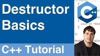 Destructor Basics  C++ Tutorial