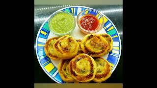 Pinwheel Samosa Recipe  Aloo bhakarwadi Recipe  Easy Quick Instant Evening Snack Recipe 