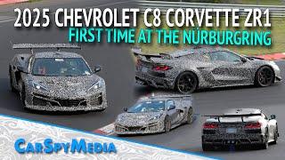 2025 Chevrolet C8 Corvette ZR1 Prototype Starts Testing At The Nürburgring With Stunning Sound