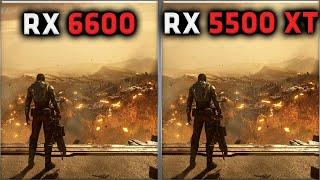 RX 6600 vs RX 5500 XT Benchmark – 59 Tests