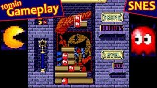 Pac Attack ... SNES Gameplay