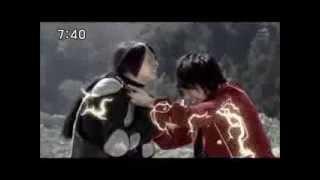 gokai red and gokai blue Marvelous & Joe vs. Zangaky