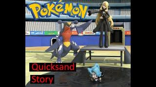 Pokemon Quicksand Story - Clair and Cynthia - Muddy trouble
