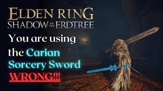 How to Make a Carian Sorcery Sword Build Detailed Guide Elden Ring Shadow of the Erdtree