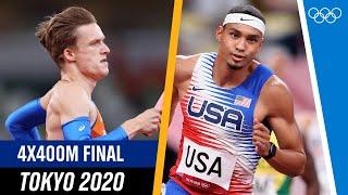  The USA prove their DOMINANCE once again  Full Mens 4x400m final at Tokyo 2020