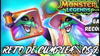 RETO DE CUMPLEAÑOS 9NUEVOS EVENTOS OP DE PVP Y COFRES- MONSTER LEGENDS