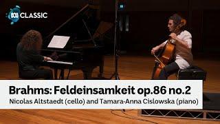 Duet Nicolas Altstaedt and Tamara-Anna Cislowska perform Brahms