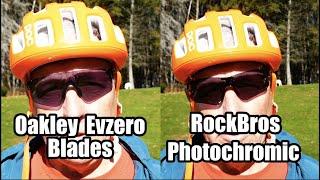 Oakley Evzero Blades vs. ROCKBROS Photochromic Cycling Sunglasses Review Comparison