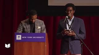 Robert Samuels and Toluse Olorunnipa at the 2022 National Book Awards Finalist Reading