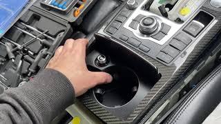 Audi A6 S6 RS6 jak zdemontować konsole środkową How to remove centre console. DIY “Jan V8”