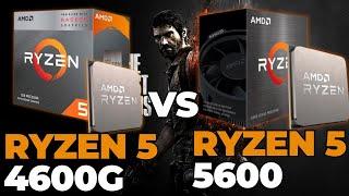 Ryzen 5 4600G vs Ryzen 5 5600 Testes Comparativos