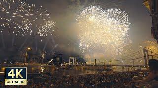 Budapest Hungary  4K St. Stephens Day Fireworks August 20 2021