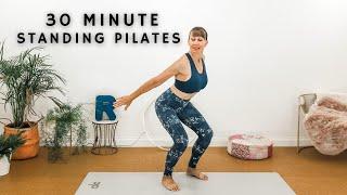 30 Minute Standing Pilates to Build Stronger Legs Better Balance and Core Strength