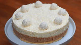 Raffaello-Torte ohne Backen  in 15 Minuten zubereitet