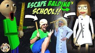 ESCAPE LADY BALDIS Basics School  FGTEEV Baldina GameplaySkit