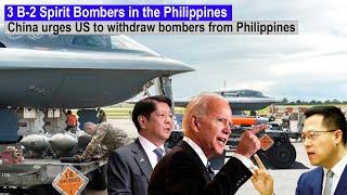 3 bombers in Philippines China urges US to pull back