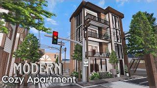 BLOXBURG Modern Cozy Apartment  speedbuild + tour 