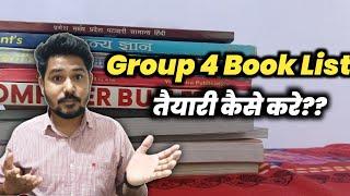 Group 4 Book List & तैयारी कैसे करे??