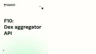 F10 Dex aggregator API