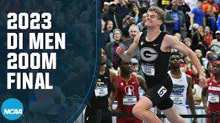 Mens 200m - 2023 NCAA indoor track and field championships