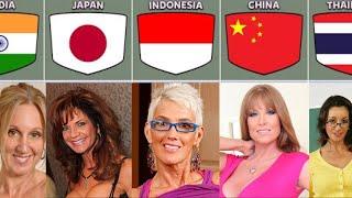 Old Porn Actress From Different Countries