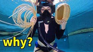 Can we do a DIY project underwater? underwater basket weaving