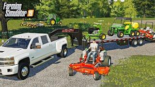 MOWING OVERGROWN LAWNS MOWING ROLEPLAY  FARMING SIMULATOR 2019