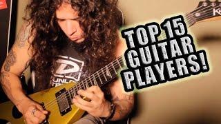 TOP 15 METAL  ROCK GUITAR PLAYERS A 2016 list