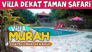 Villa Murah di Puncak Bogor dekat Taman Safari ada Kolam Renang
