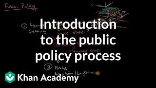 Introduction to the public policy process  US government and civics  Khan Academy